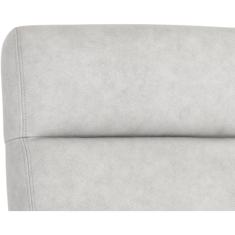 Collin Brown / Saloon Light Grey Leather Office Chair